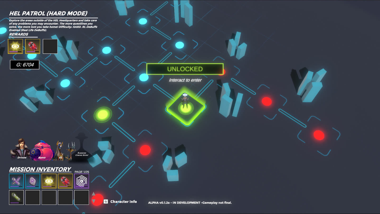 AVARIAvs · progression · mission map & skill tree