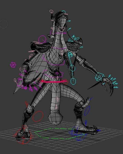 AVARIAvs · process · rig & animation controls